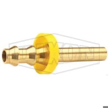 Dixon Hose Barb, 5/8 in Nominal, Rigid Tube x Hose Barb, Brass, Domestic 2941010C